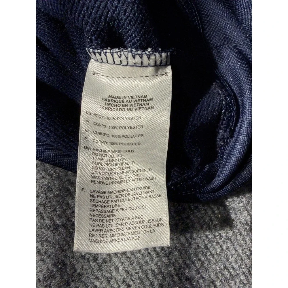 Adidas Golf Climalite Mens XL Navy Blue Quarter Zip Pullover Z97274 Performance